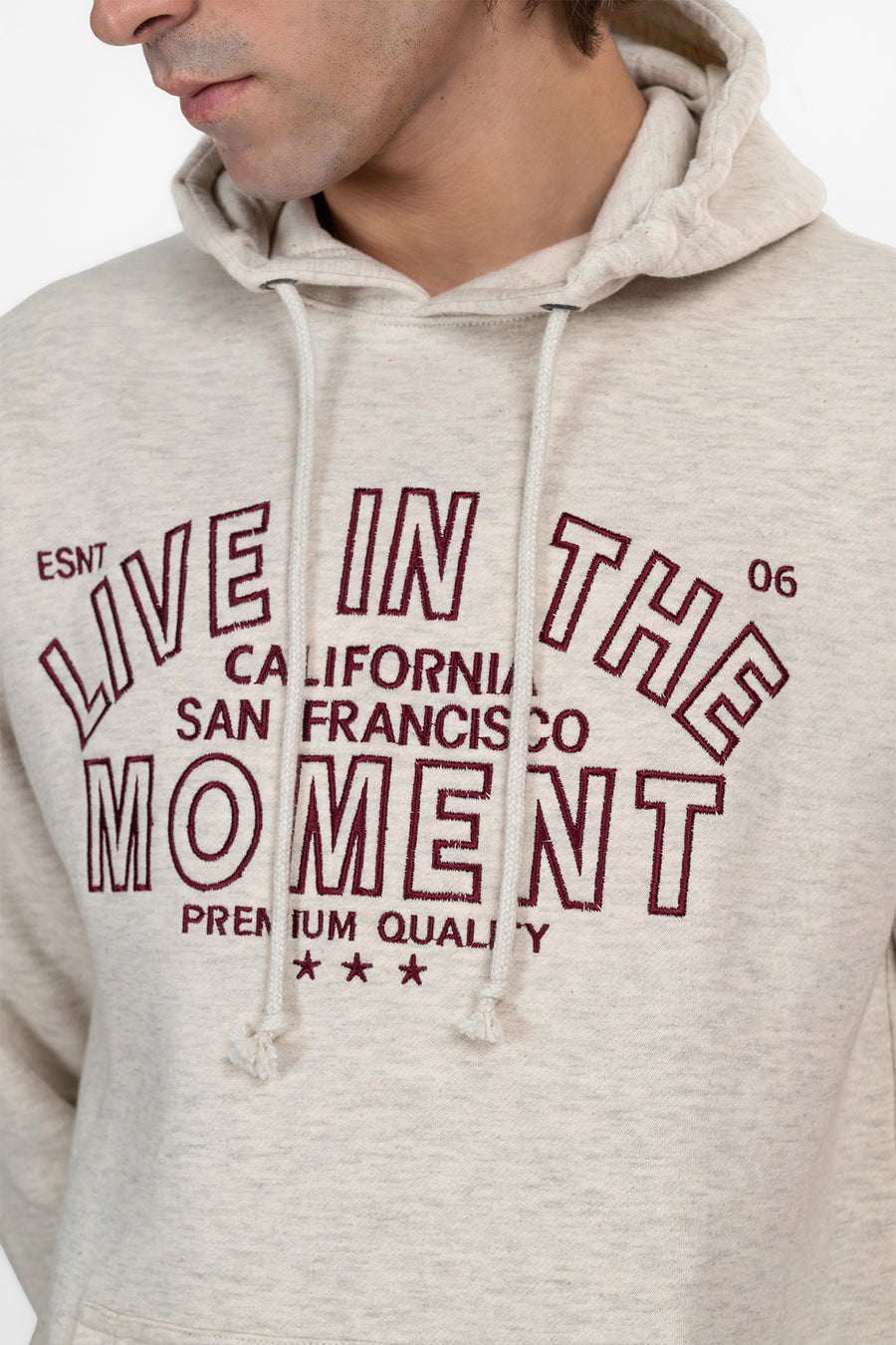 Live in the Moment Men's Hood