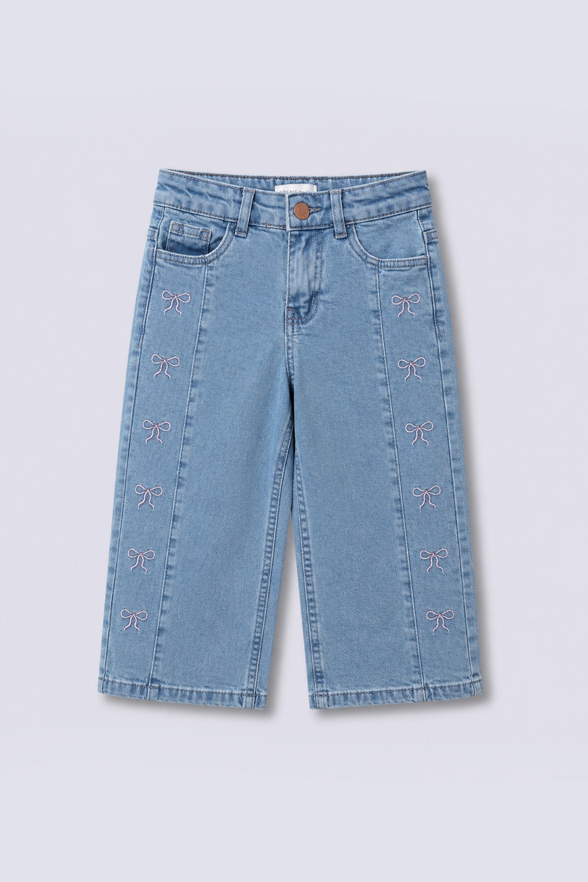 Girls' Side Bow Denim