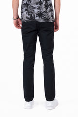 Men's Plain Black Cotton Pant