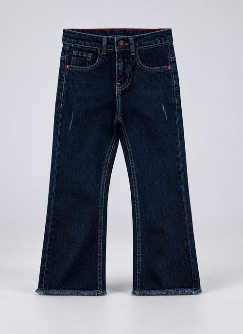 Blue Girl's Denim Pant