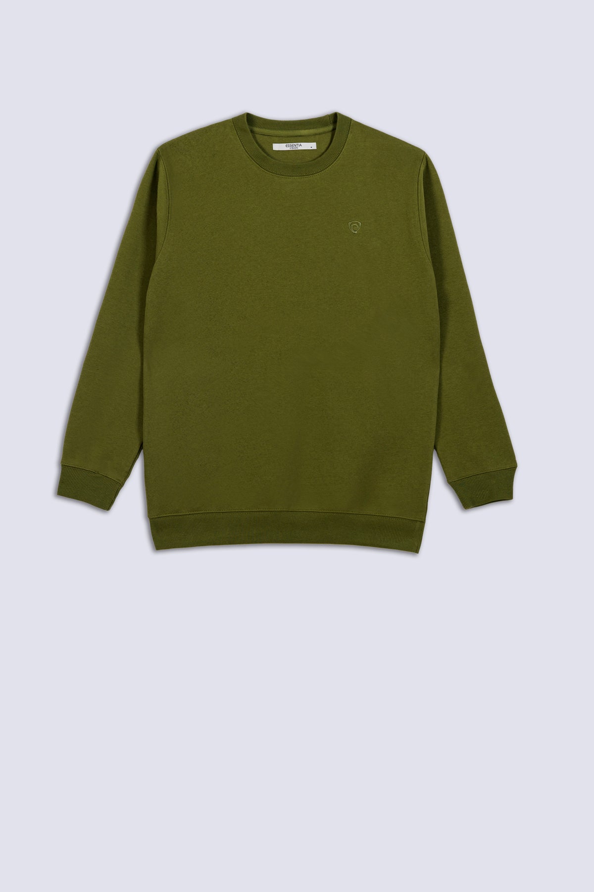 Olive Fleece Men's Sweatshirt.