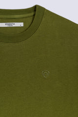 Olive Fleece Men's Sweatshirt.