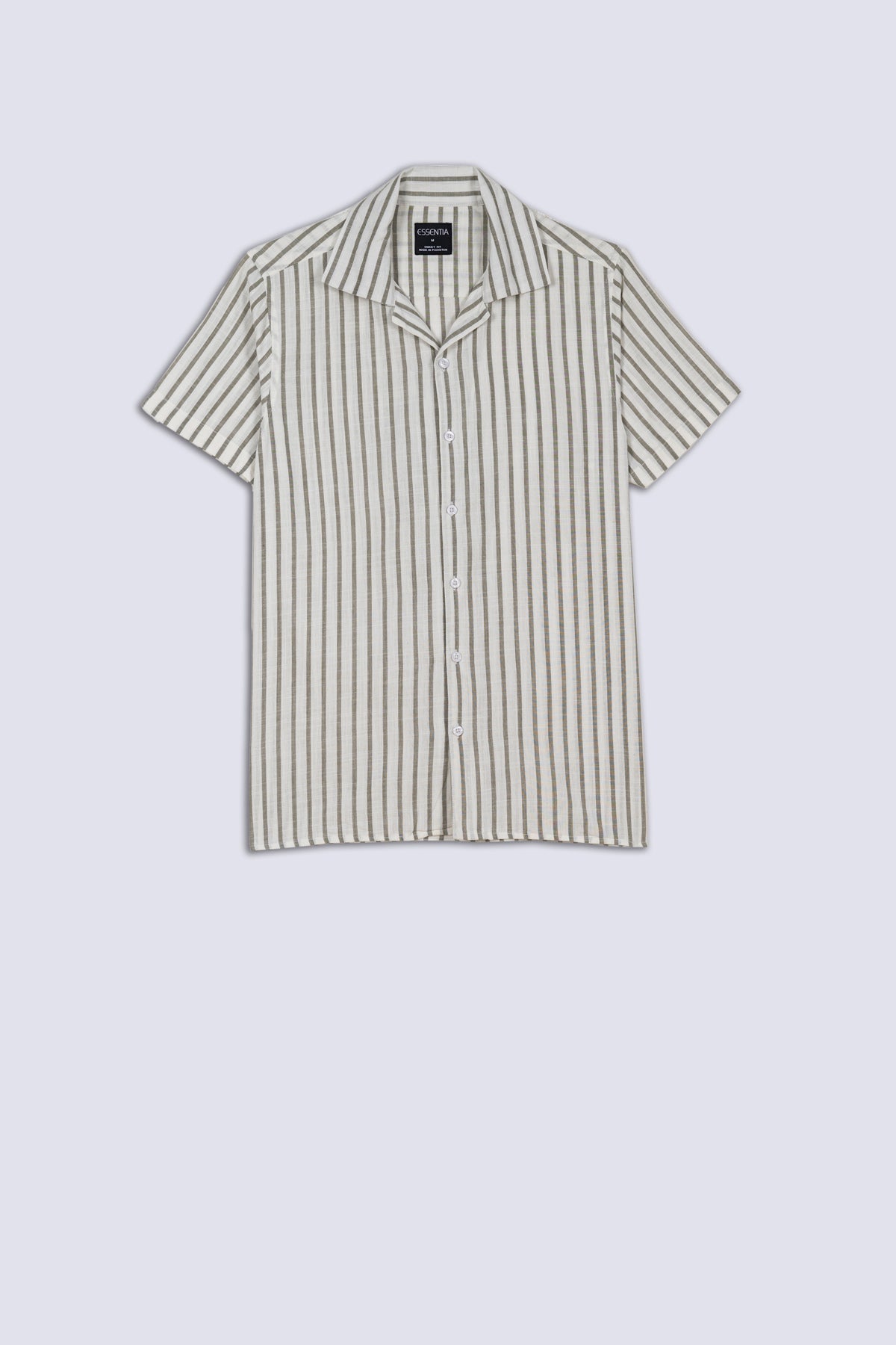 Men's Striped Resort Collar Shirt