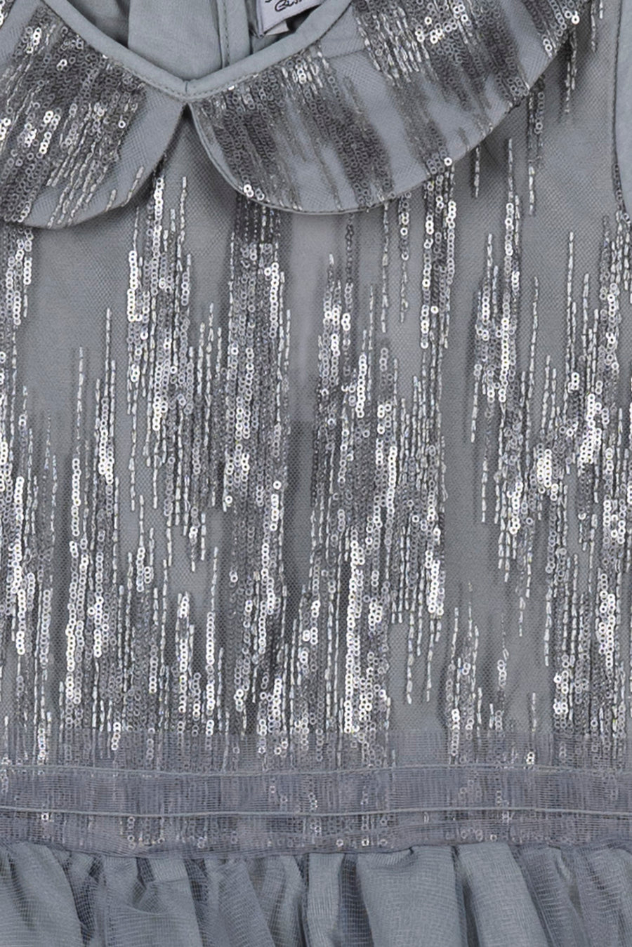 Grey Girl's Fancy Frock