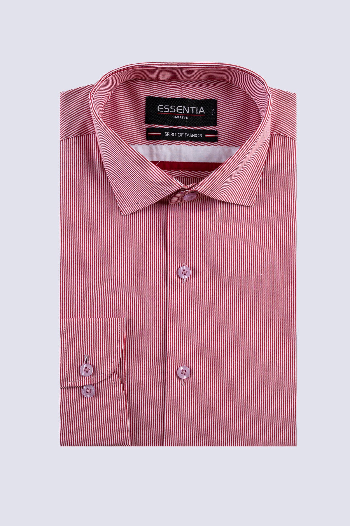 Red Pinstripe Smart Fit Shirt