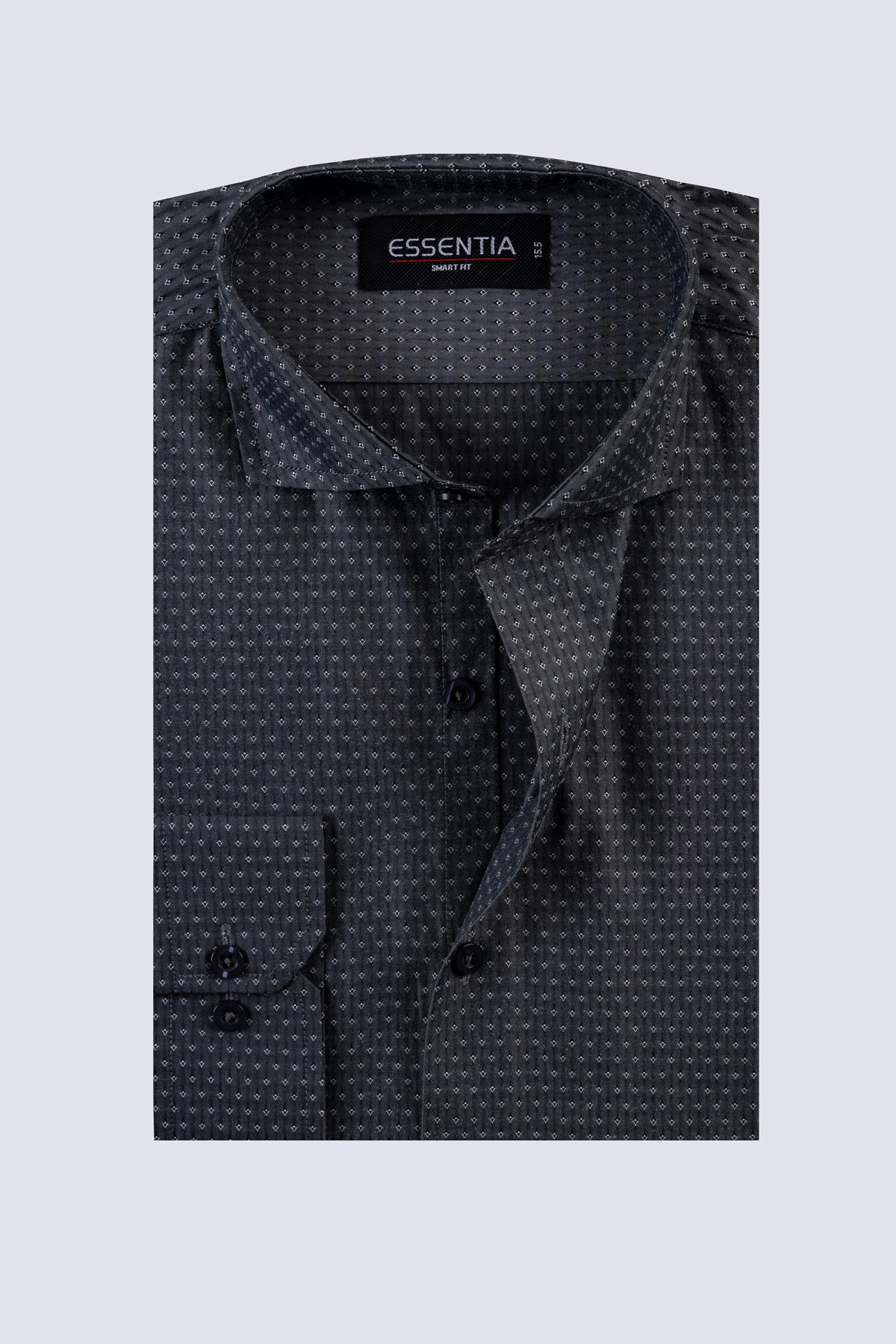 Charcoal Grey Men's Dress Shirt