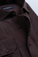 Chocolate  Men's Dress Shirt