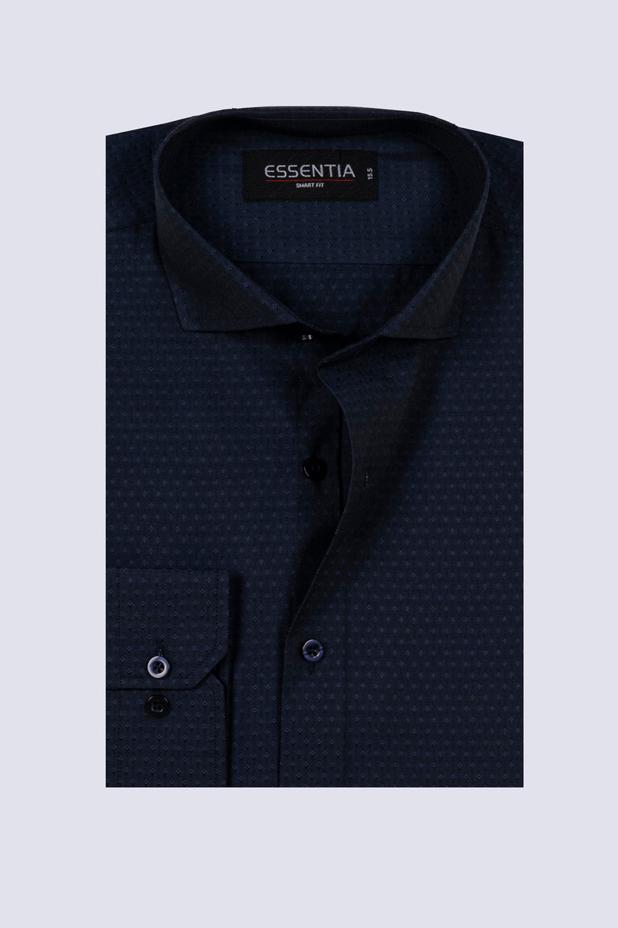 Navy Blue Men's Dress Shirt
