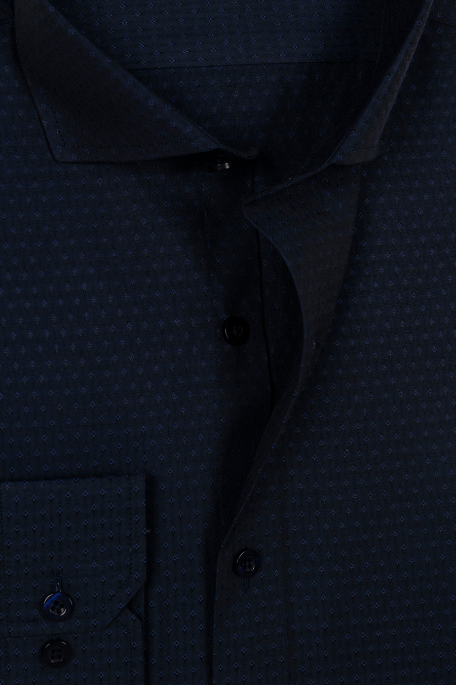 Navy Blue Men's Dress Shirt