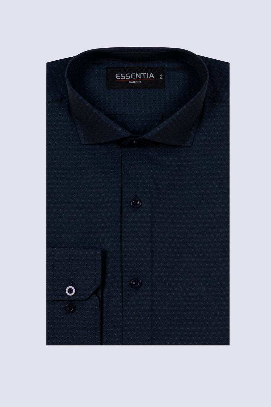 Navy Blue Men's Dress Shirt