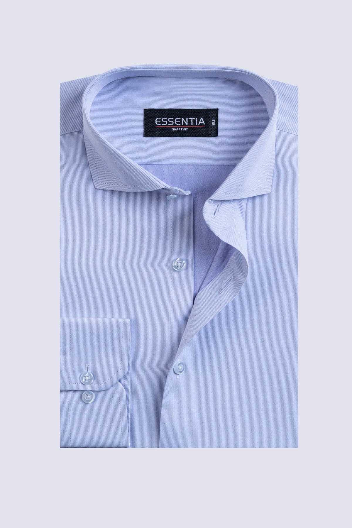 Lt Purple Self Men's Dress Shirt