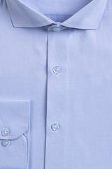 Lt Purple Self Men's Dress Shirt