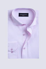 Pink Self Men's Dress Shirt