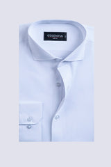 White Self Men's Dress Shirt