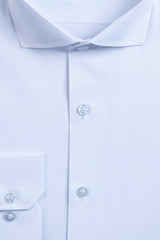 White Self Men's Dress Shirt