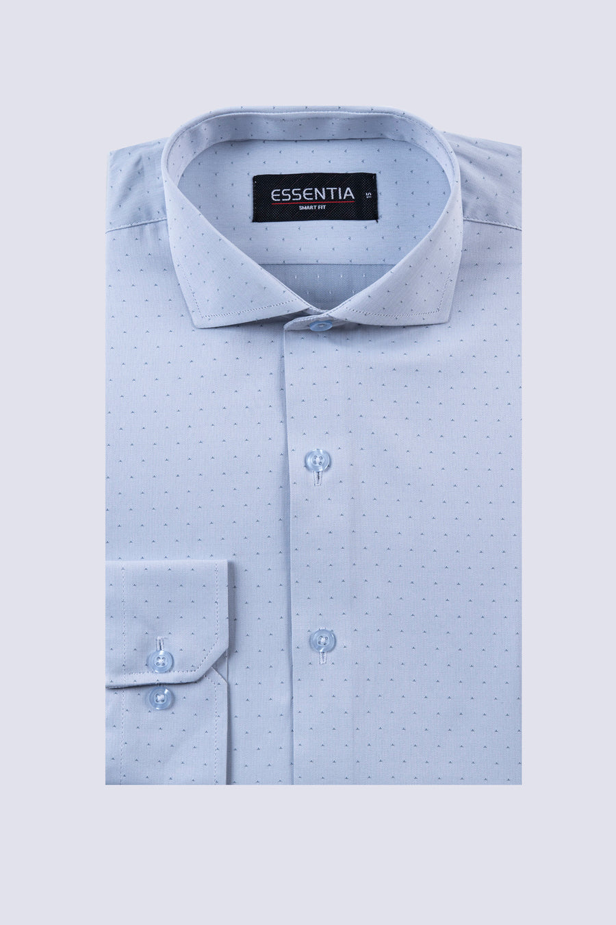 Light Grey Dots Men's Dress Shirt