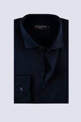 Navy Blue Men's Dress Shirt