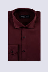 Maroon Men's Dress Shirt