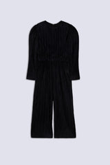 Black Velvet Girl's Jumpsuit