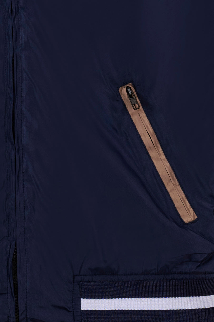 Blue Micro Febric Men's Jacket .