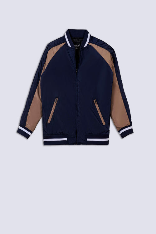 Blue Micro Febric Men's Jacket .