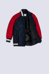 Red & Navy Boy's Puffer Jacket