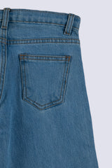 Light Blue Girl's Denim Pant