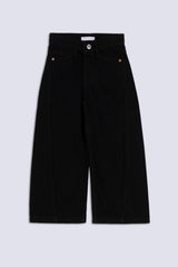 Black High Waist Girl's Pant