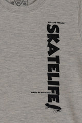 Oatmeal Skatelife Boy's Sweatshirt.