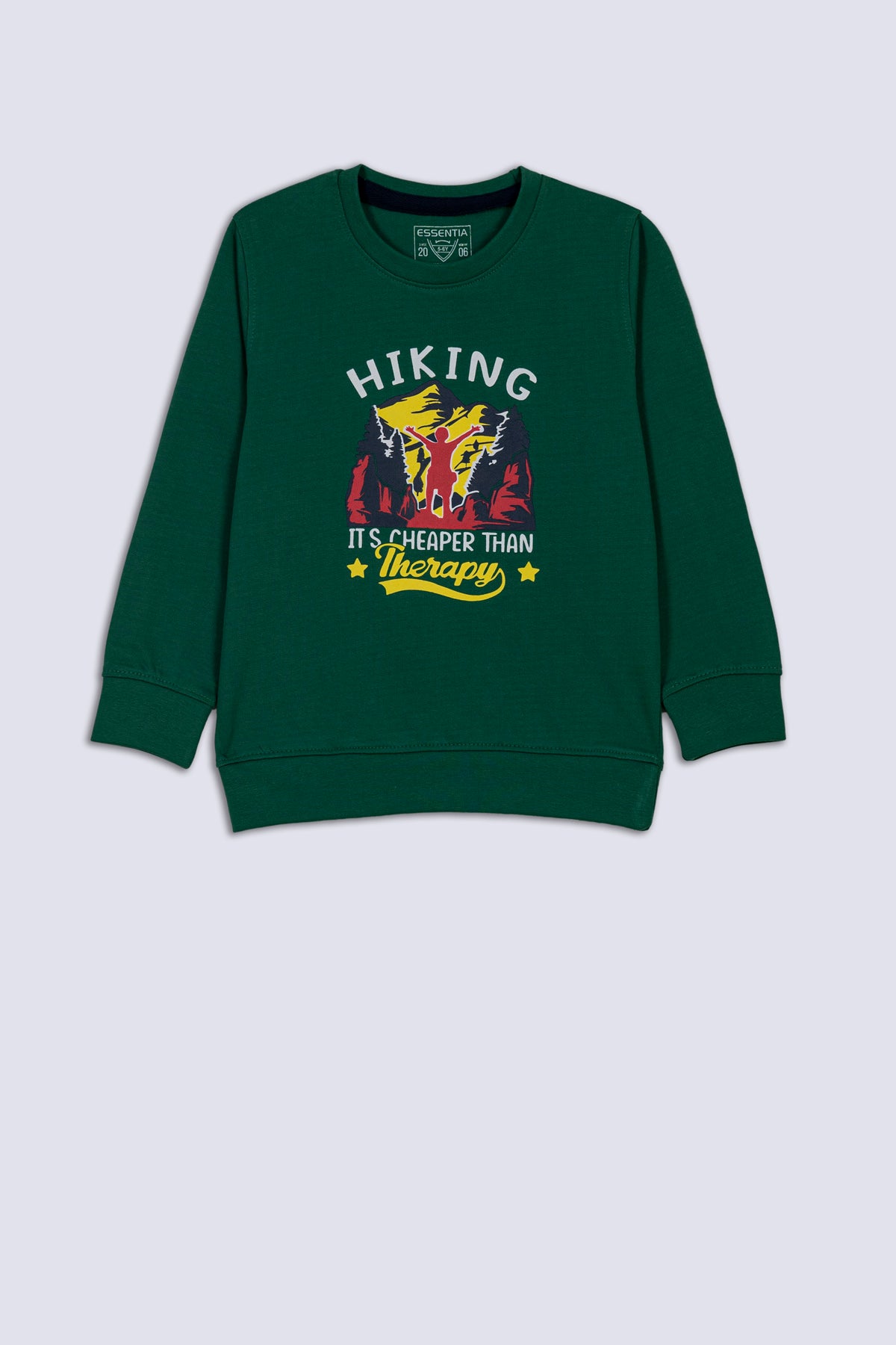 Green Hiking Boy's Sweat Shirt