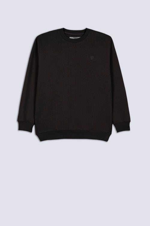 Dark Grey Men's Fleece Sweatshirt