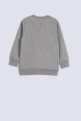 Grey Ocean Beach Girls Sweatshirt.