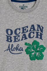 Grey Ocean Beach Girls Sweatshirt.