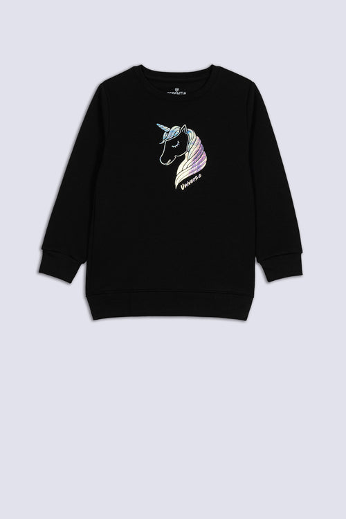 Black Girl's Universe Sweatshirt
