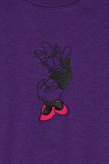 Purple Mickey Girl's Sweatshirt