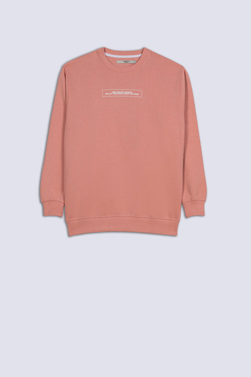T-Pink Fleece Men's Sweatshirt