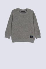 Grey Boy's Crew Neck Sweatshirt