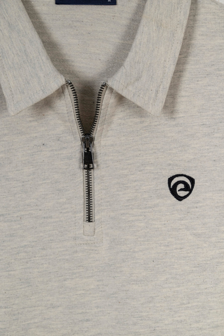 Oatmeal Men's Coller Sweatshirt