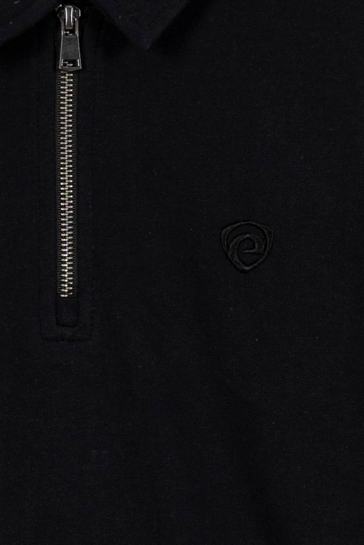 Black Men's Coller Sweatshirt