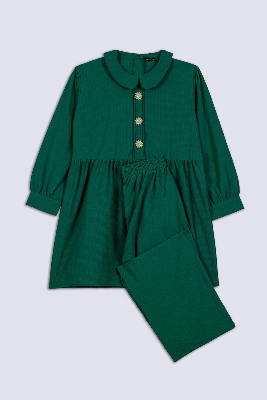 Green Ladies Co-Ord Set – ESSENTIA