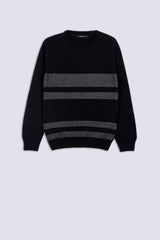 Stripe Crew Knit Men's Sweater.