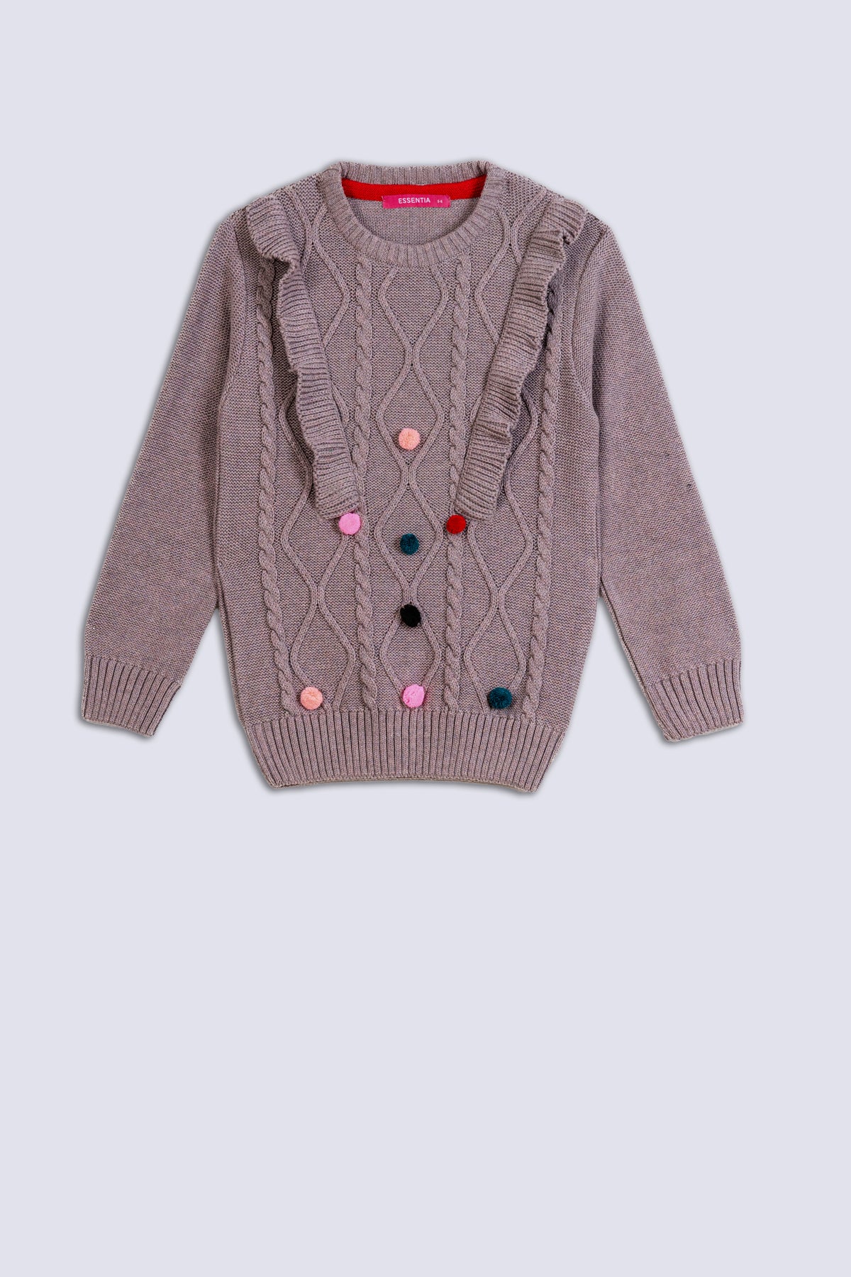 PomPom Girl's Sweater.