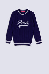 Puple Power Girl's Sweater.