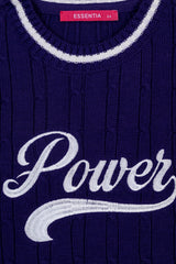 Puple Power Girl's Sweater.