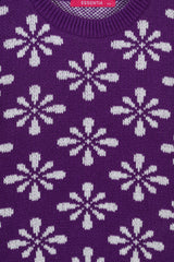 Purple Kint Girl's Sweater.