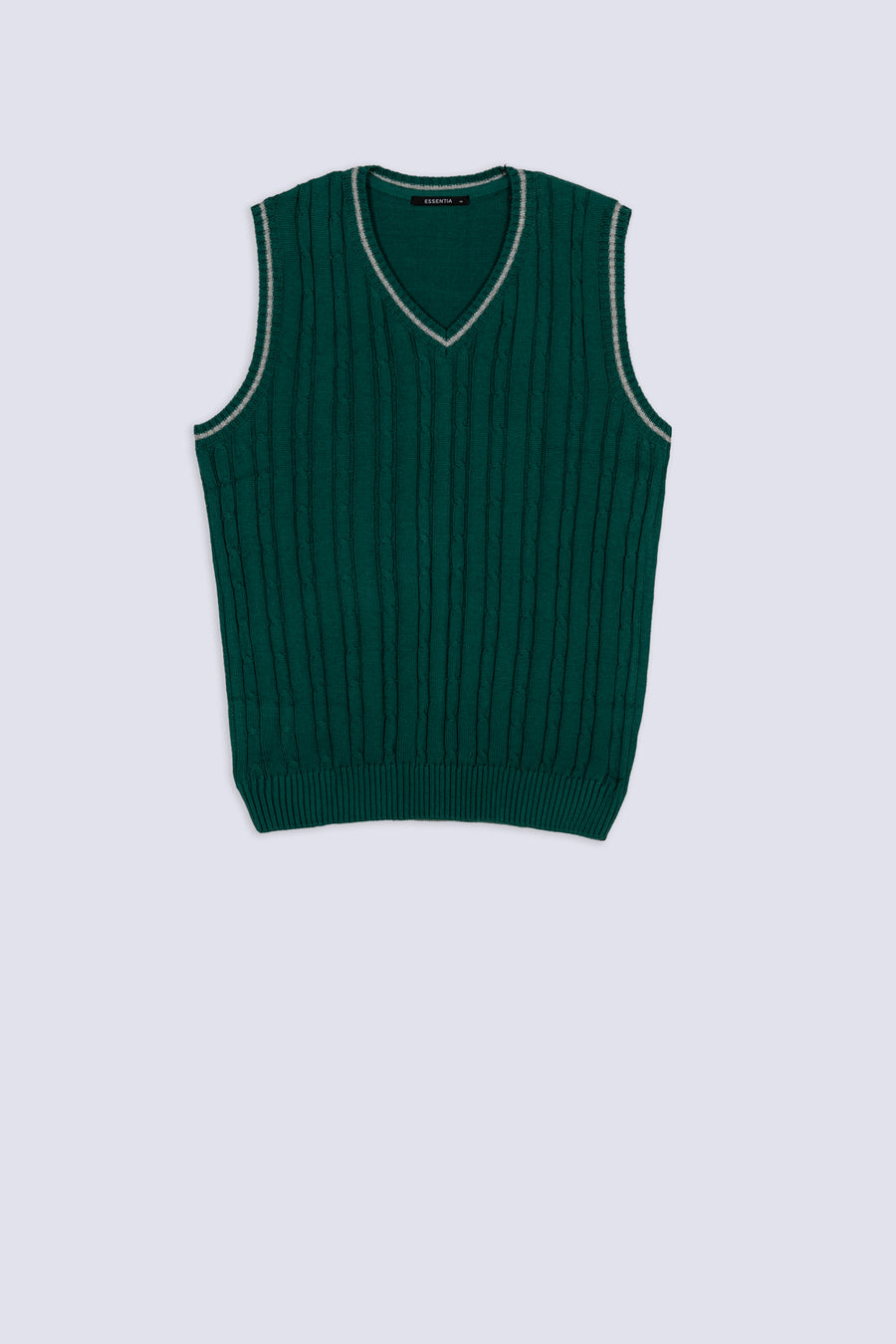 Refined Cable Texture Men's Sweater
