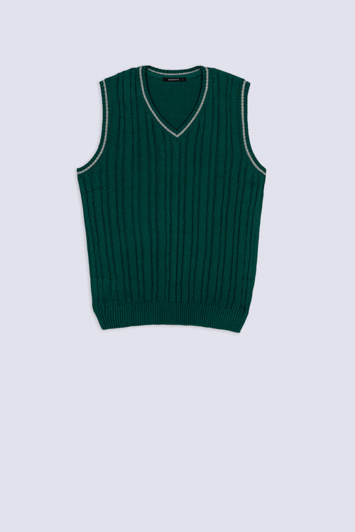Refined Cable Texture Men's Sweater