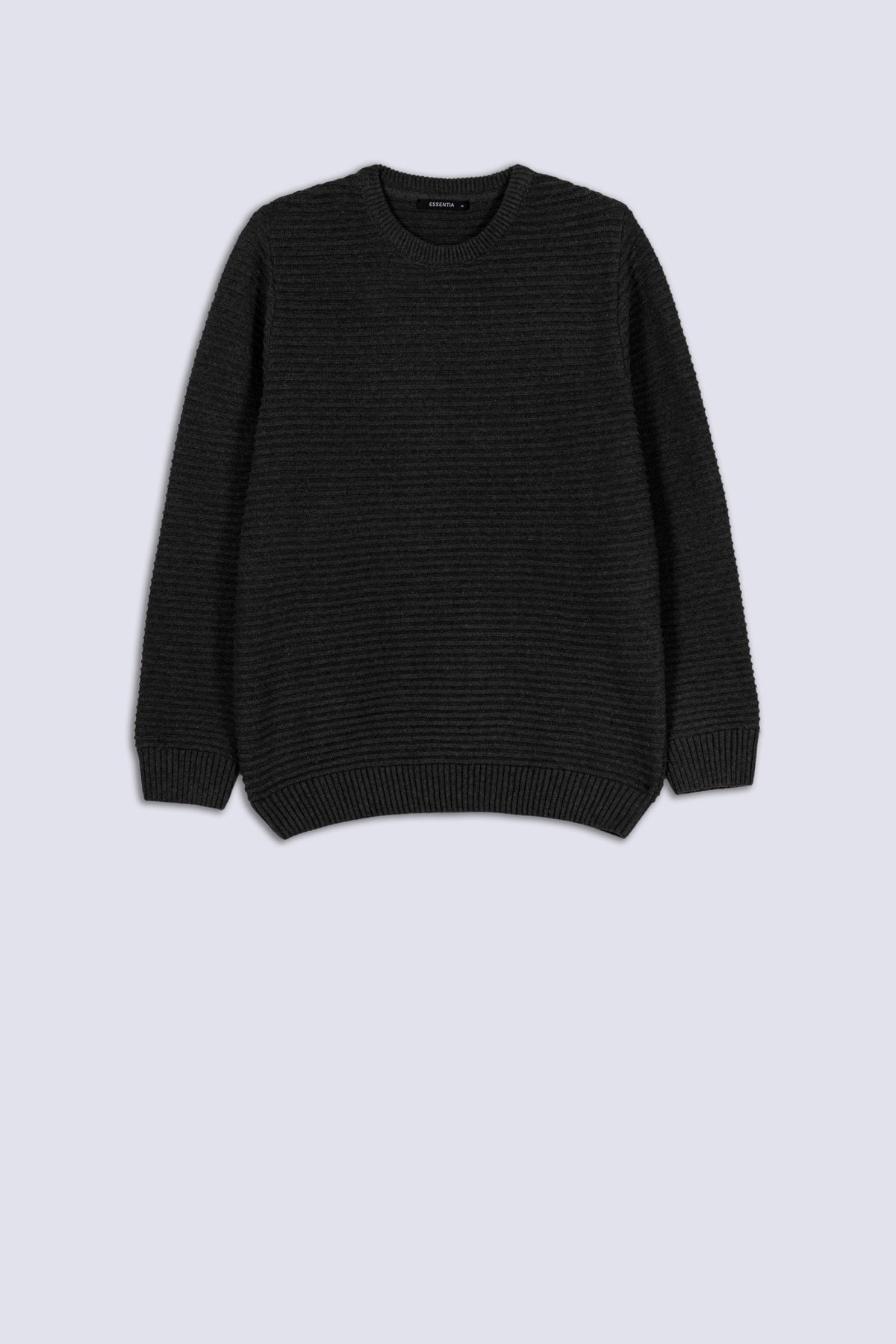 Charcoal Men's Round Neck Sweater