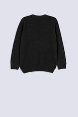 Charcoal Men's Round Neck Sweater