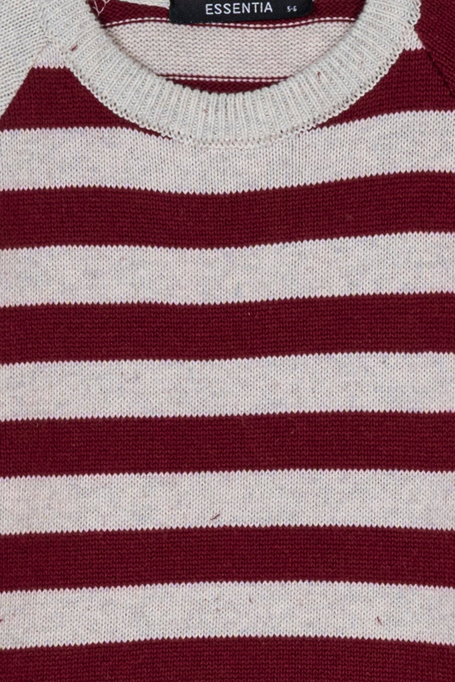 Maroon Striped Boy's Sweater